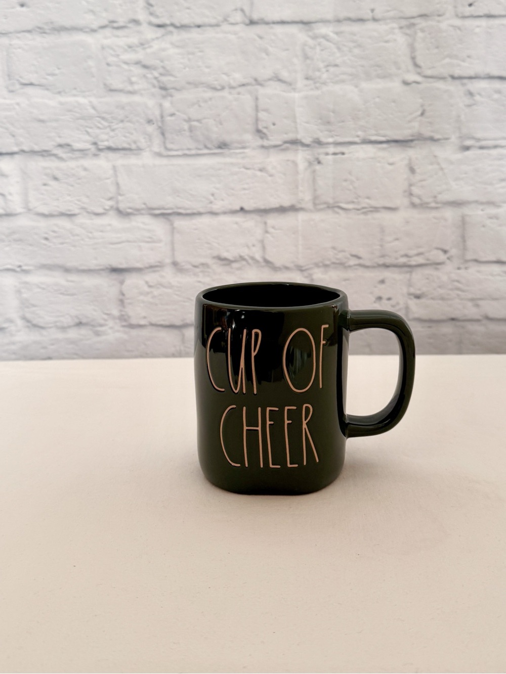 New Rae Dunn Mug CUP OF CHEER Ceramic Coffee Cup